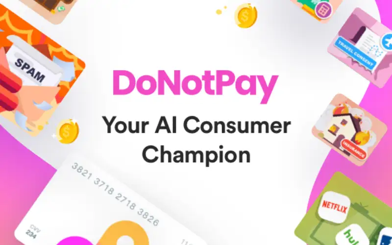 Share picture from donotpay.com