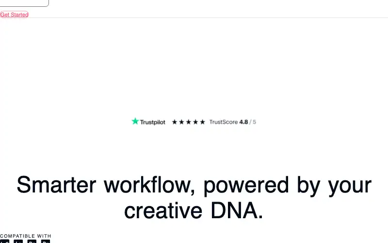 Screenshot of imagen-ai.com, further down the homepage