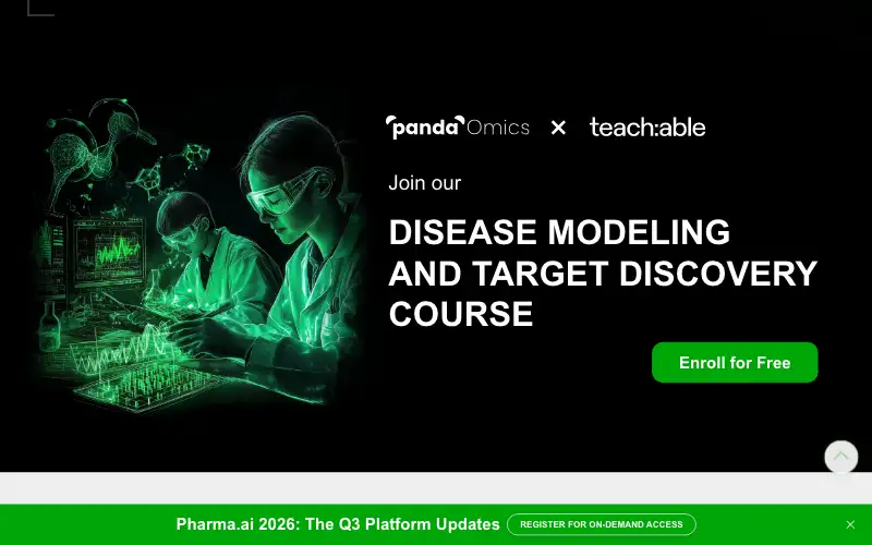 Screenshot of insilico.com, further down the homepage